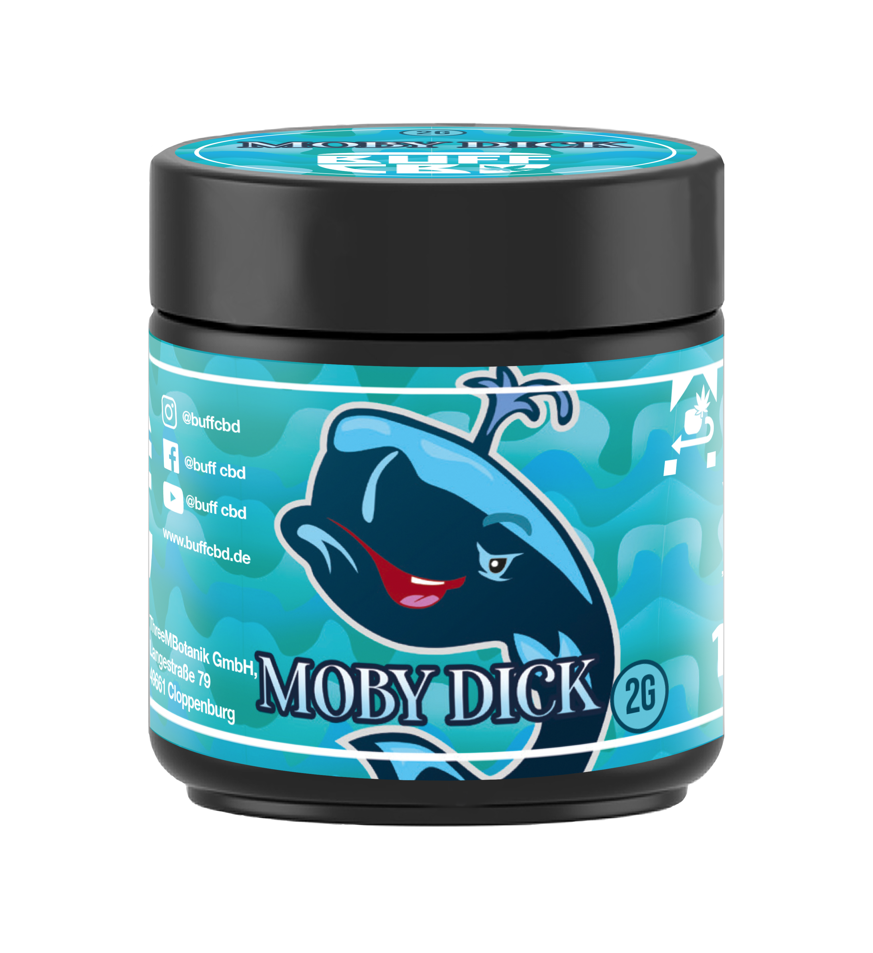 Mobby Dick - 2g CBD-Blüte in Glas