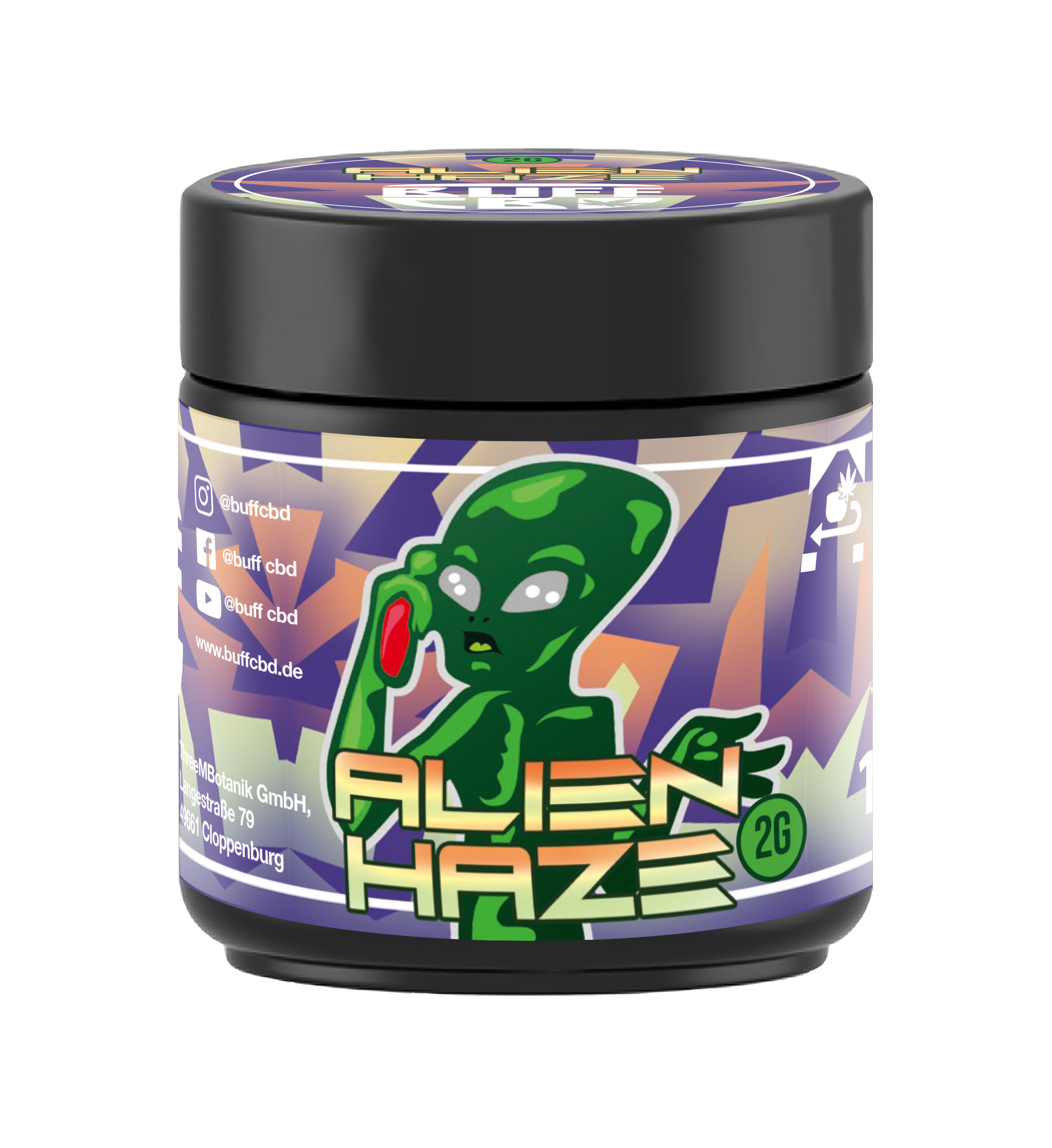 Alien Haze - 2g CBD-Blüte in Glas
